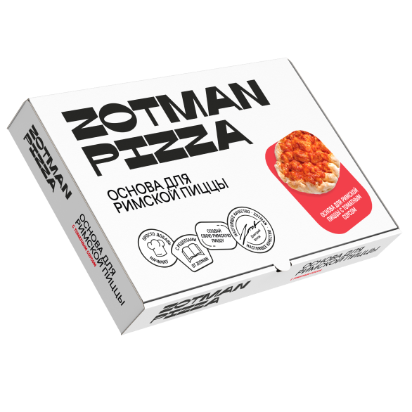 "ZOTMAN" основа для римской пиццы с томатным соусом